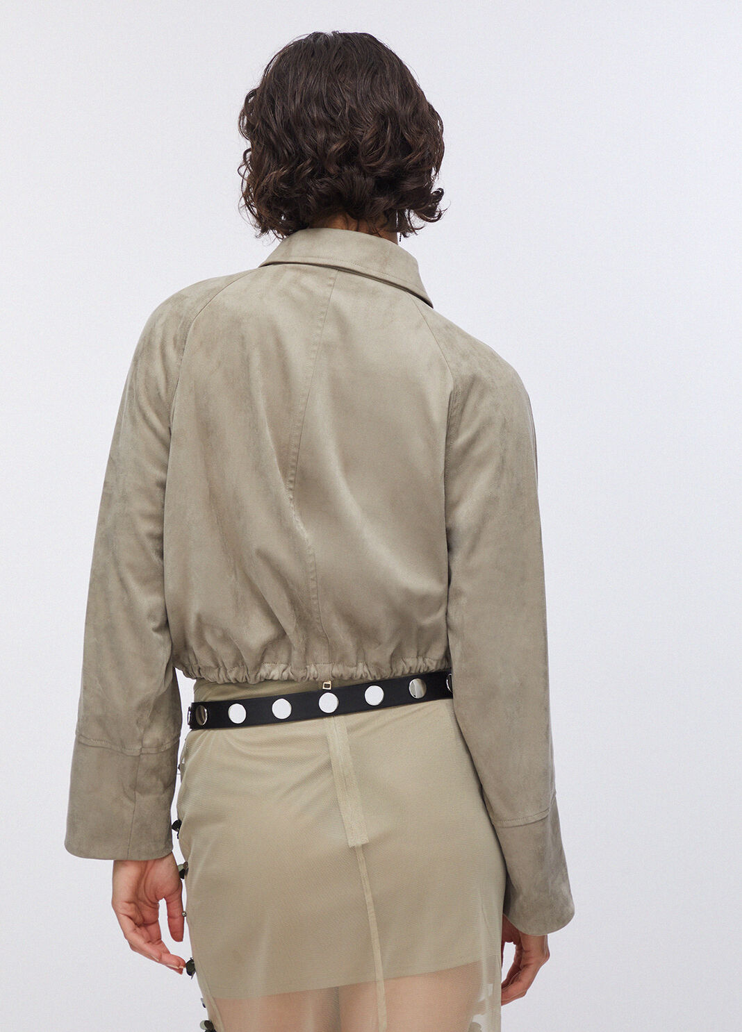 Куртка под замшу серый Liu Jo - large image number 1