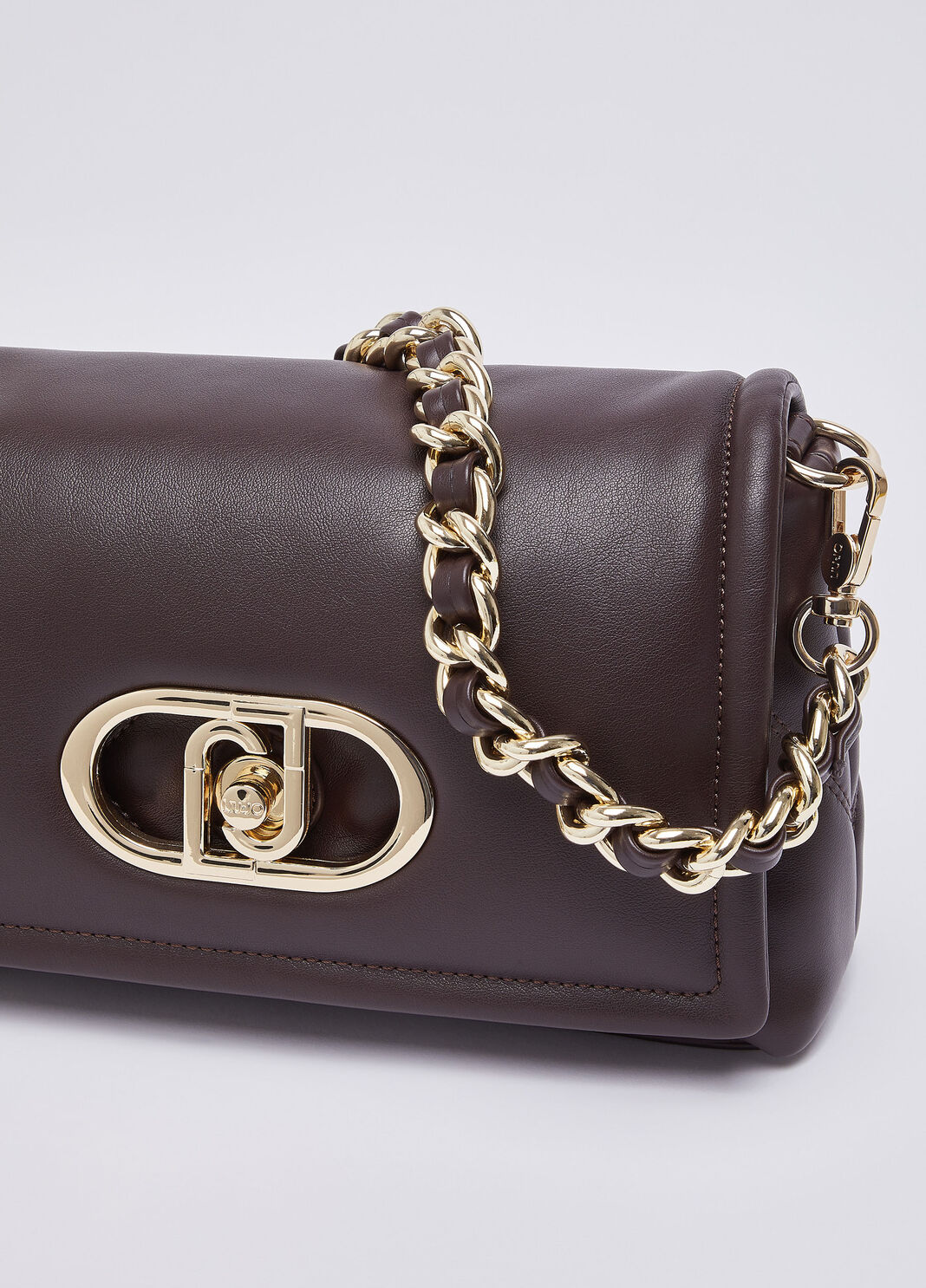 Medium LaPuffy Bag with Quilted Design aubergine Liu Jo - large image number 4