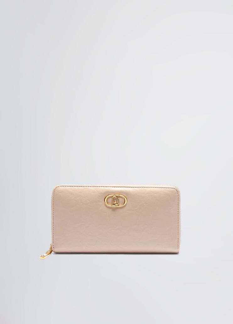 Gro&szlig;e Geldb&ouml;rse LaPuffy Sand dunkel Liu Jo - medium