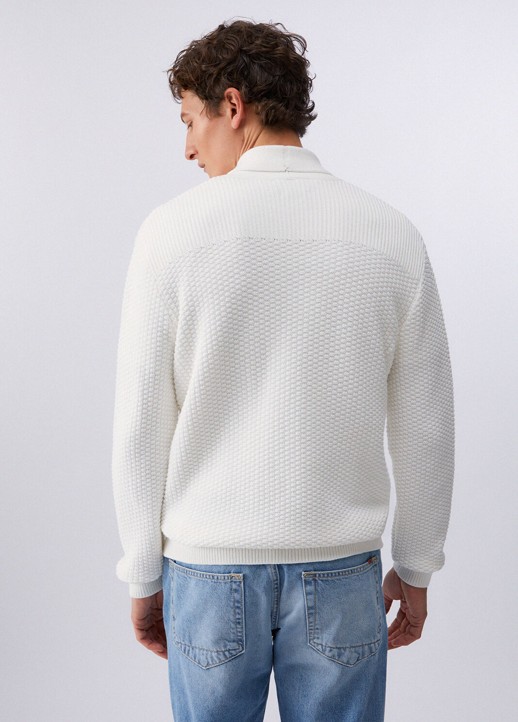 100% cotton cardigan white Liu Jo - large image number 1