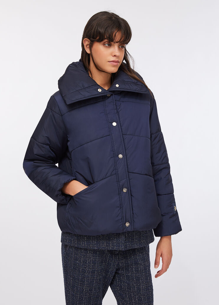 Cazadora corta acolchada azul oscuro Liu Jo - large image number 0