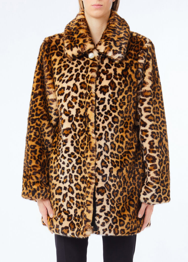 Animal-print coat leopard print Liu Jo - medium