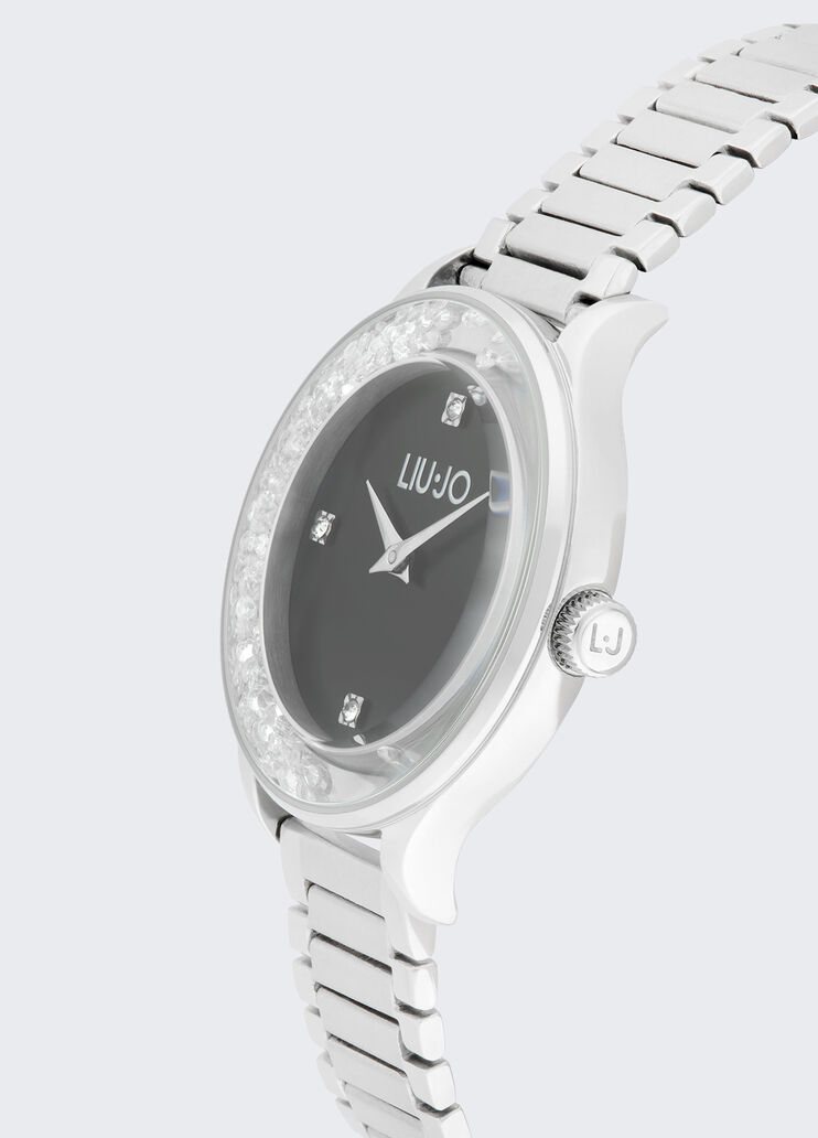 Watch with diamantés black Liu Jo - large image number 2 Watch with diamantés black Liu Jo - large image number 2