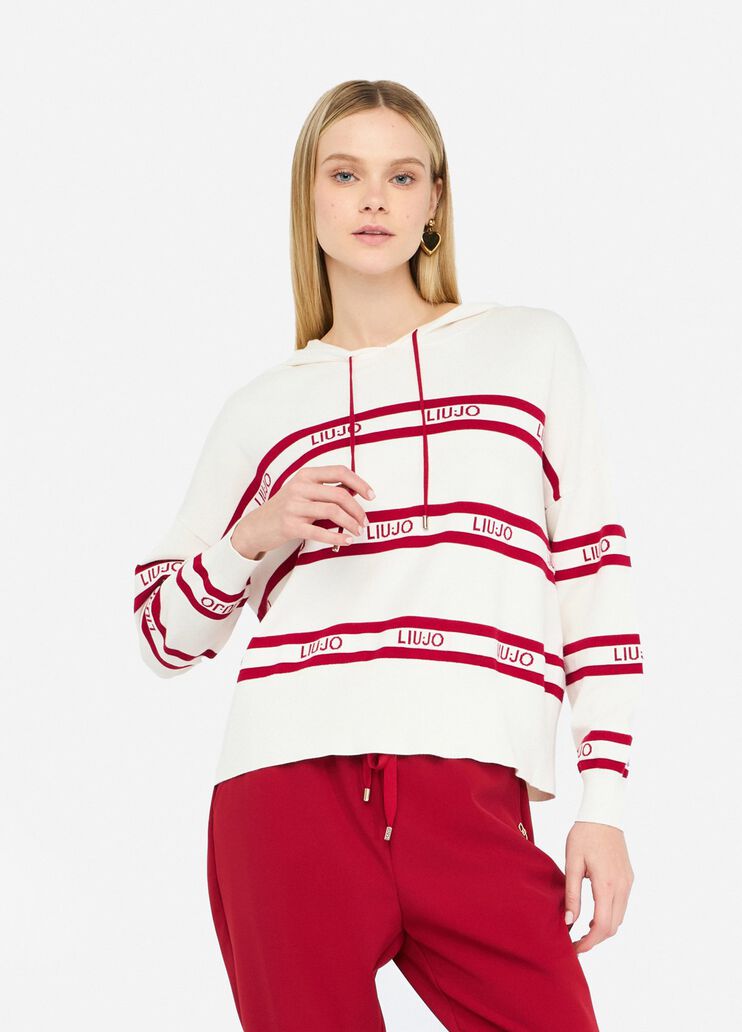 Knit sweatshirt white Liu Jo - medium