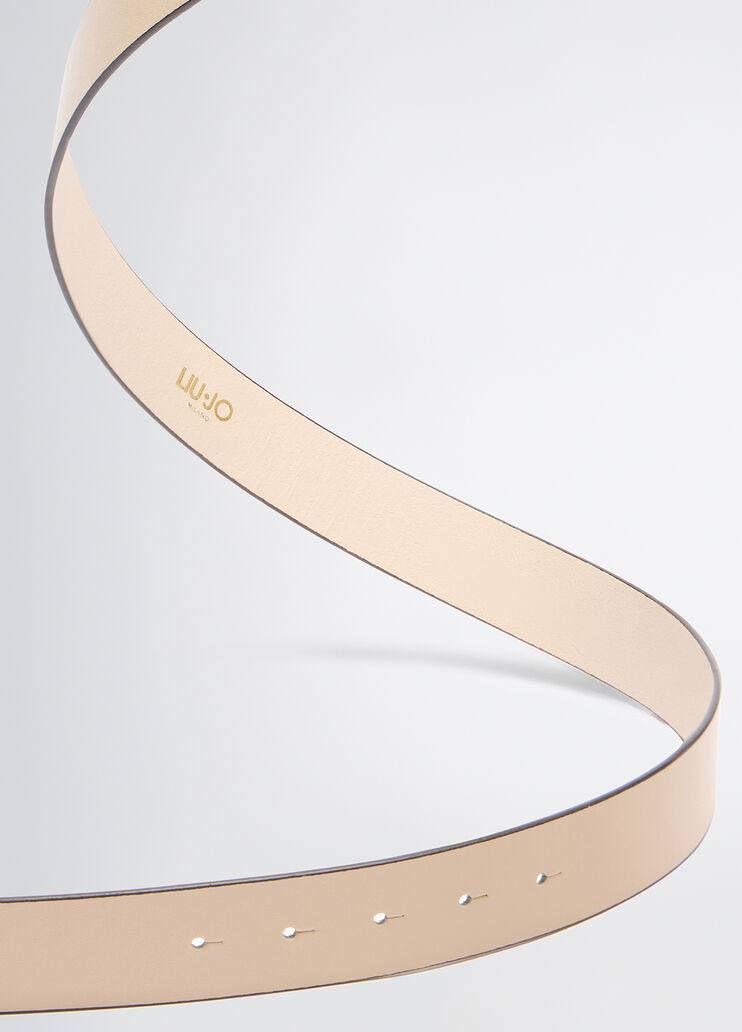 LaPuffy leather belt cream Liu Jo - large image number 3 LaPuffy leather belt cream Liu Jo - large image number 3