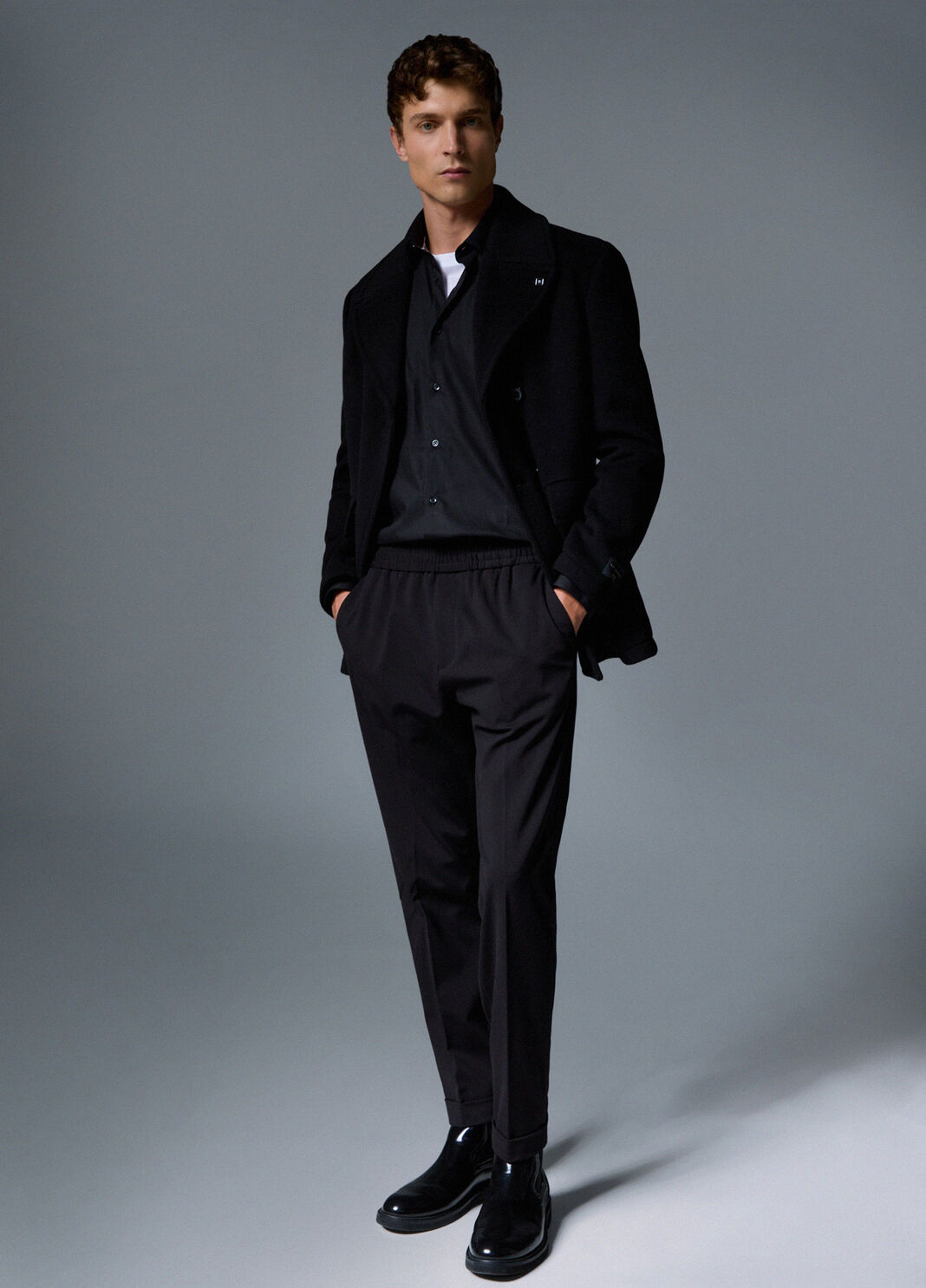 Pantalon jogger en jersey noir Liu Jo - large image number 2