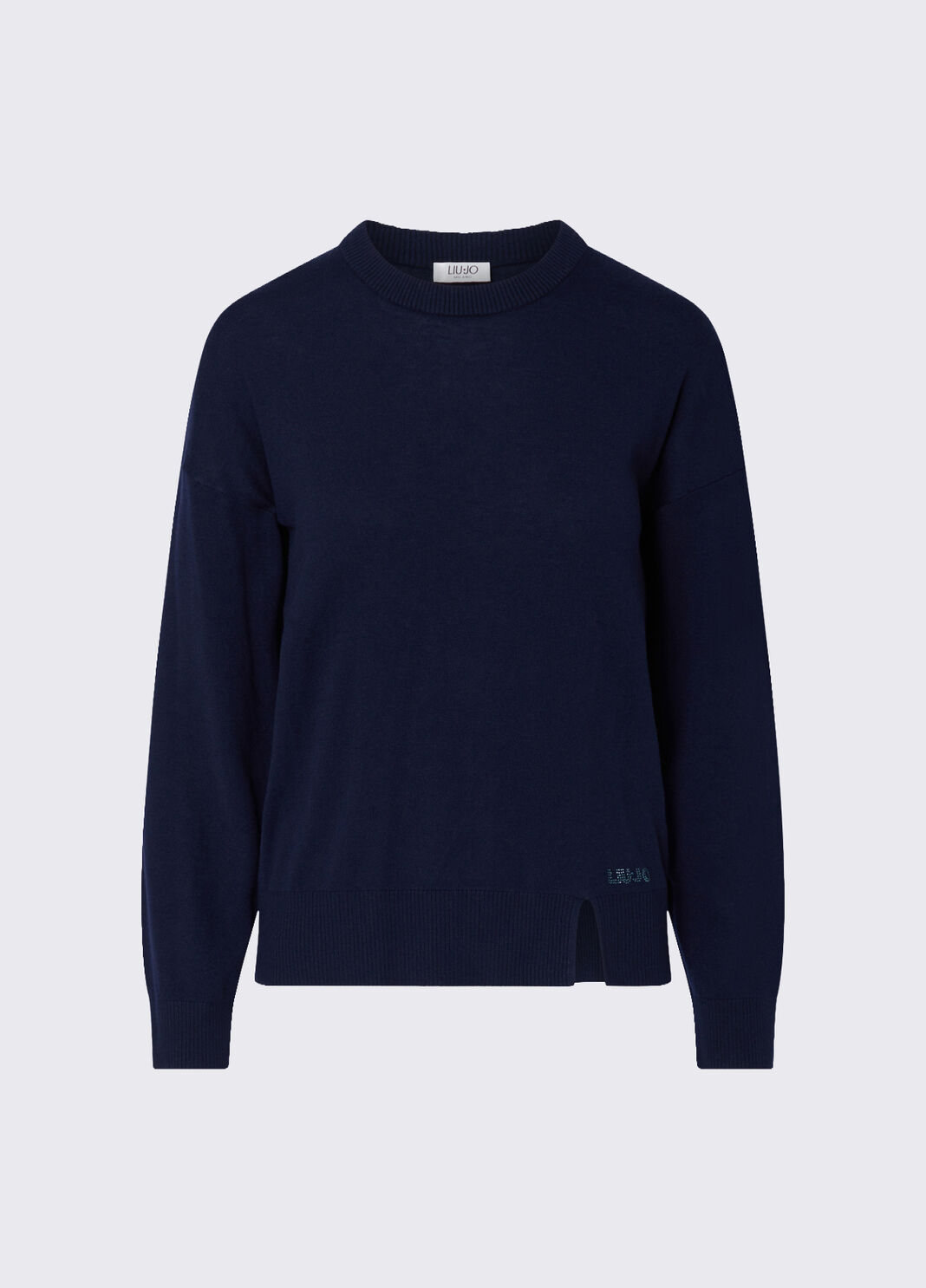 Knit in a wool blend dark blue Liu Jo - large image number 6