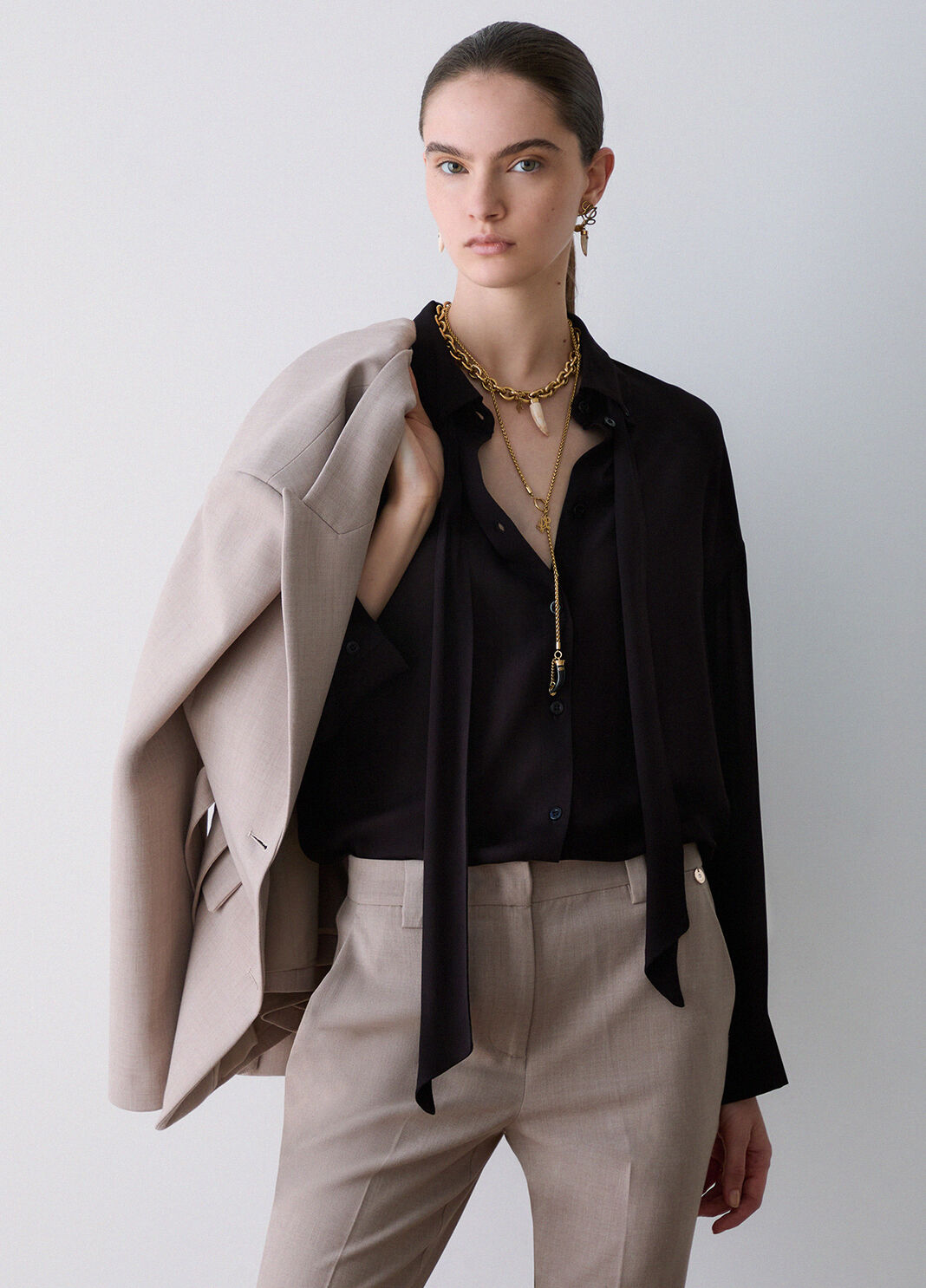 Blouse with Bow black Liu Jo - large image number 2