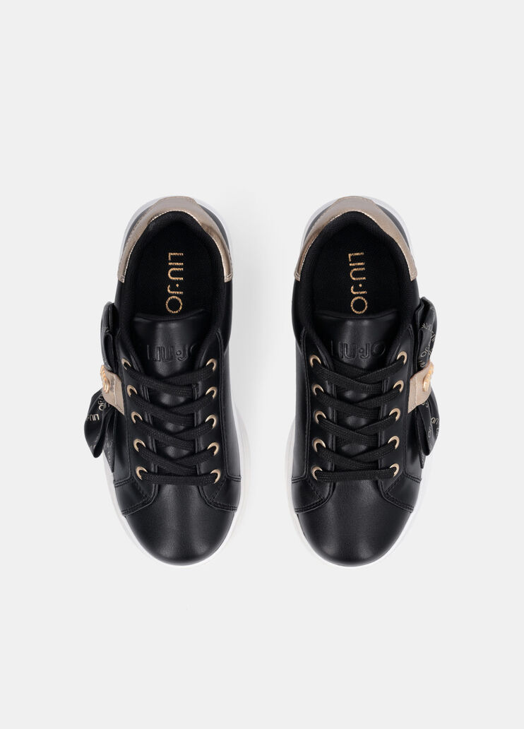 Sneaker mit Maxi-Schleife Schwarz Liu Jo - large image number 3 Sneaker mit Maxi-Schleife Schwarz Liu Jo - large image number 3