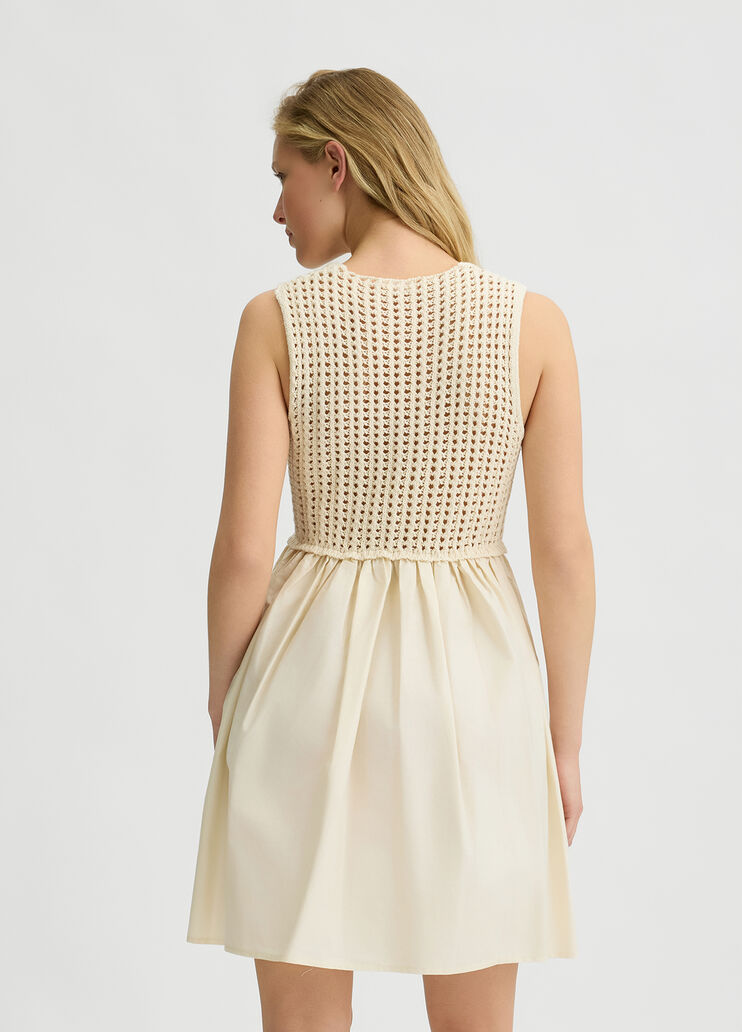 Cotton dress  beige Liu Jo - large image number 1 Cotton dress  beige Liu Jo - large image number 1