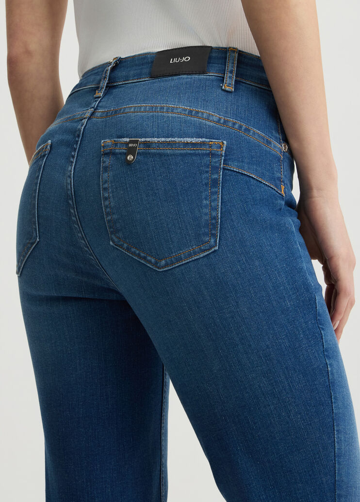 High-rise skinny jeans dark denim Liu Jo - large image number 4 High-rise skinny jeans dark denim Liu Jo - large image number 4