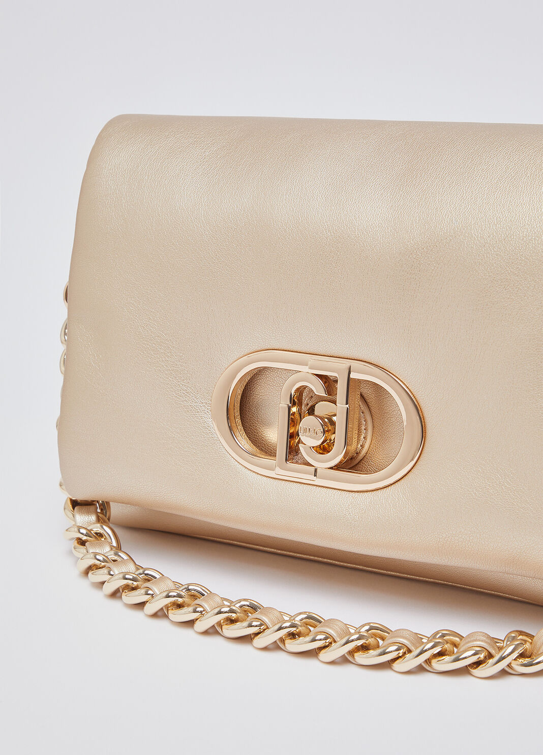 Medium LaPuffy bag light gold Liu Jo - large image number 4