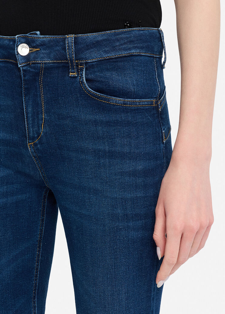 Skinny jeans with turn-ups blue denim Liu Jo - large image number 2 Skinny jeans with turn-ups blue denim Liu Jo - large image number 2