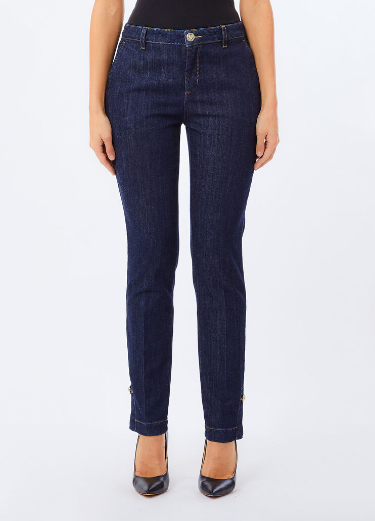 Jeans chino con aberturas denim azul oscuro Liu Jo - medium