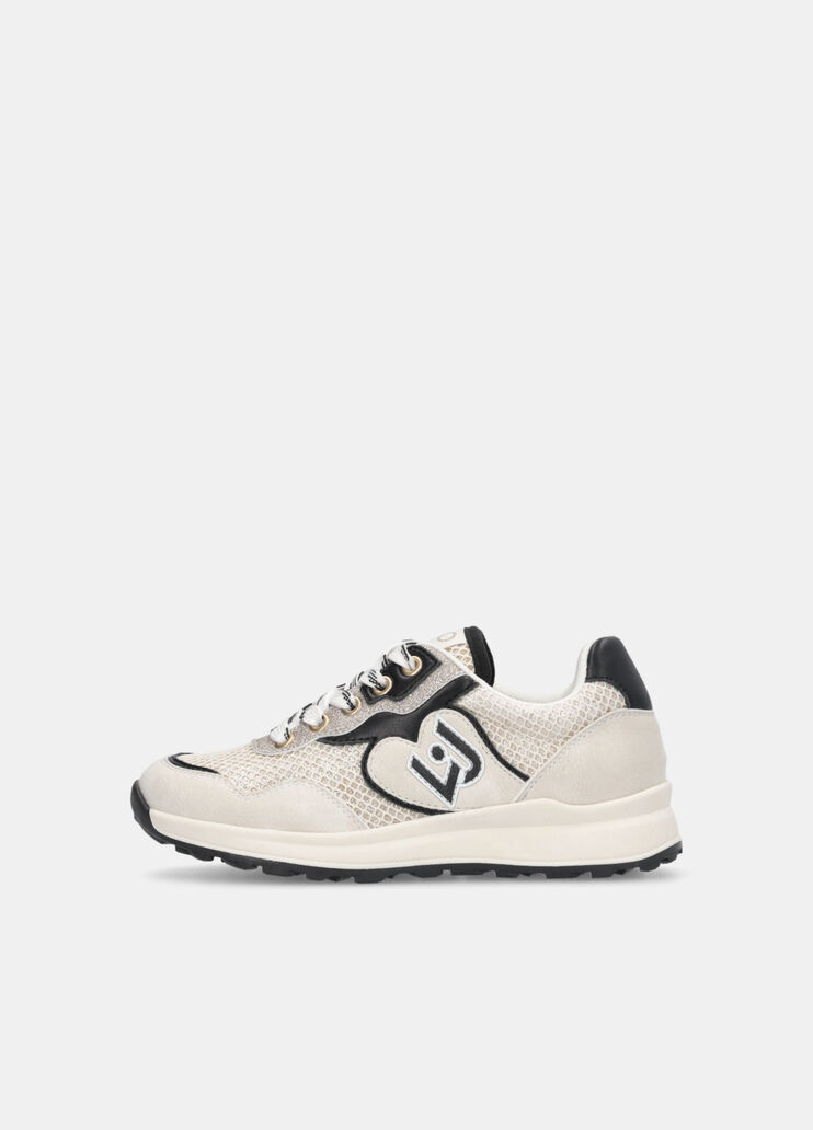 Glitter mesh sneakers white Liu Jo - large image number 4