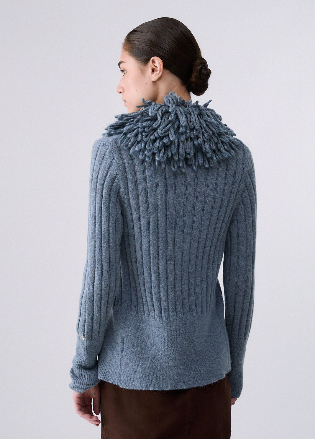 Wool and Alpaca Cardigan light blue Liu Jo - large image number 1