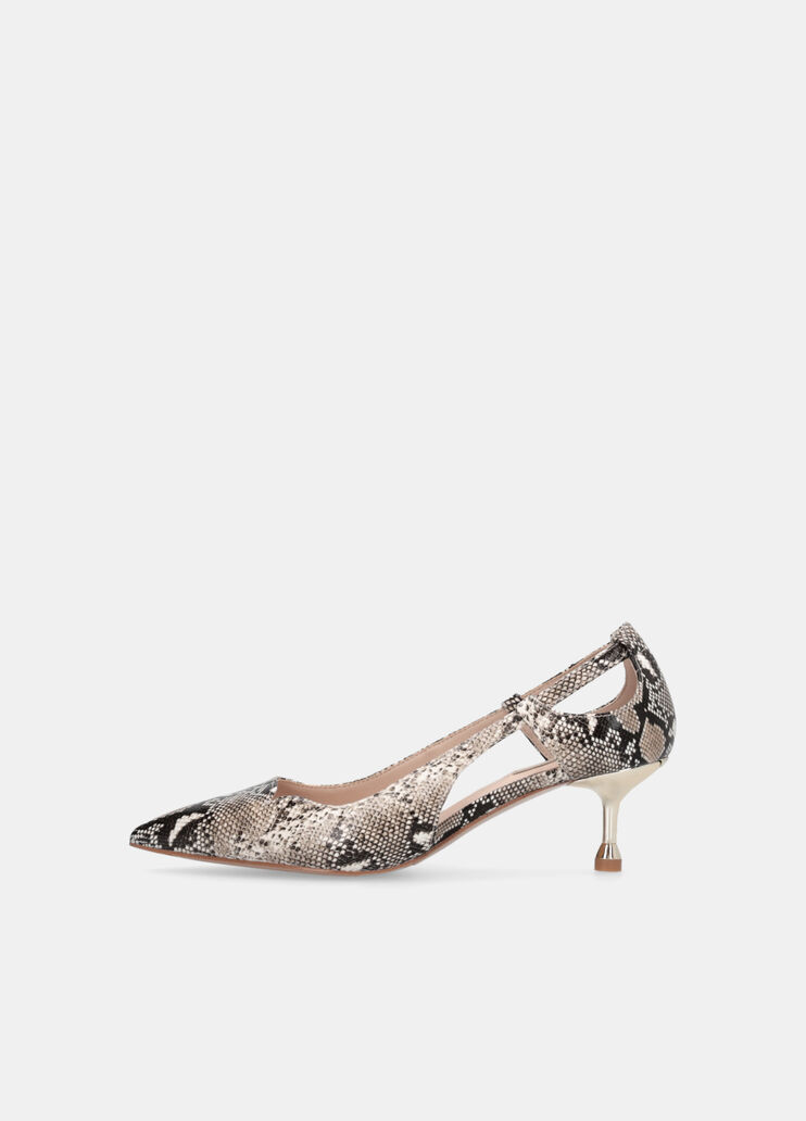Snakeskin-effect court shoes with cut-out detailing rope Liu Jo - large image number 5 Snakeskin-effect court shoes with cut-out detailing rope Liu Jo - large image number 5
