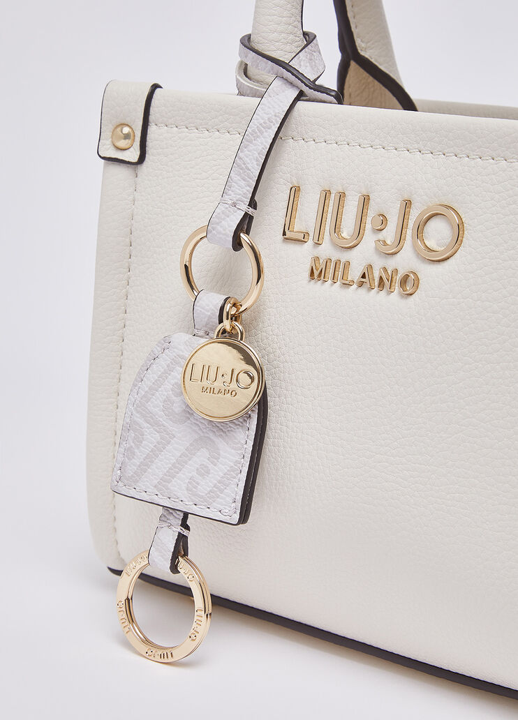 Mini-Tasche mit Anh&auml;nger Creme Liu Jo - medium