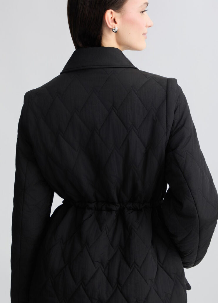 Quilted nylon coat black Liu Jo - large image number 3 Quilted nylon coat black Liu Jo - large image number 3