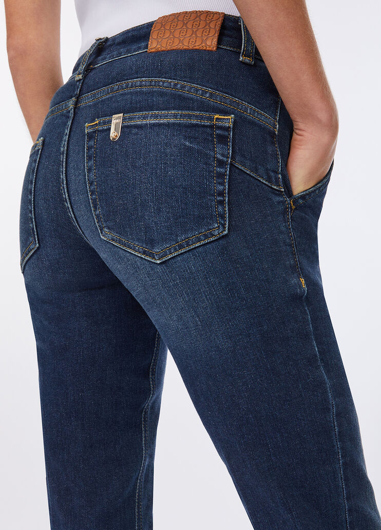 Low-rise bootcut jeans light blue denim Liu Jo - large image number 3 Low-rise bootcut jeans light blue denim Liu Jo - large image number 3