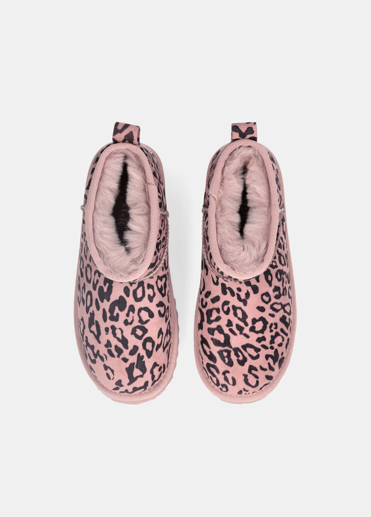 Warm animal-print ankle boots nude Liu Jo - large image number 3 Warm animal-print ankle boots nude Liu Jo - large image number 3