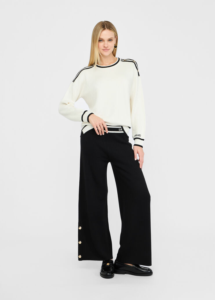 Pullover Liu Jo Better Weiß Liu Jo - medium Pullover Liu Jo Better Weiß Liu Jo - medium