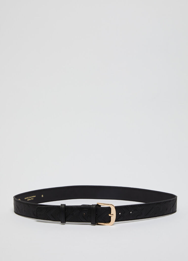 Belt with monogram logo black Liu Jo - large image number 0 Belt with monogram logo black Liu Jo - large image number 0