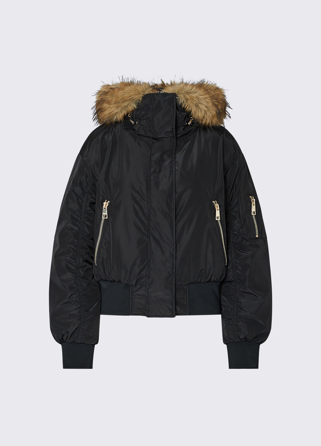 Hooded Bomber Jacket black Liu Jo - large image number 6