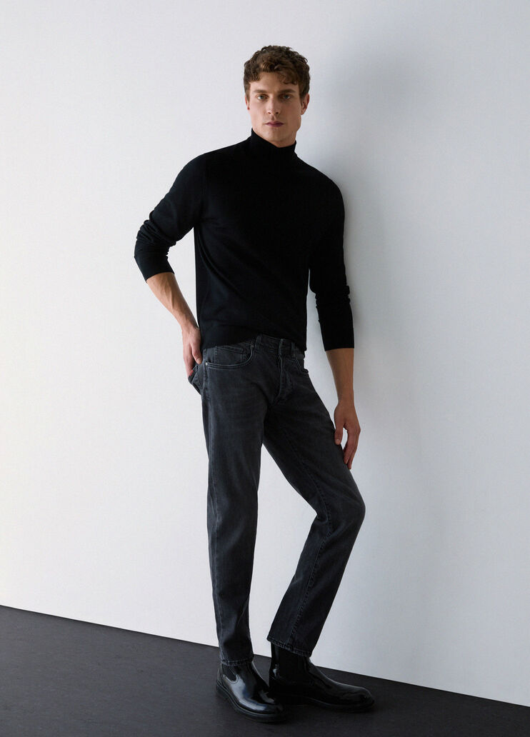 Straight Jeans grey denim Liu Jo - medium