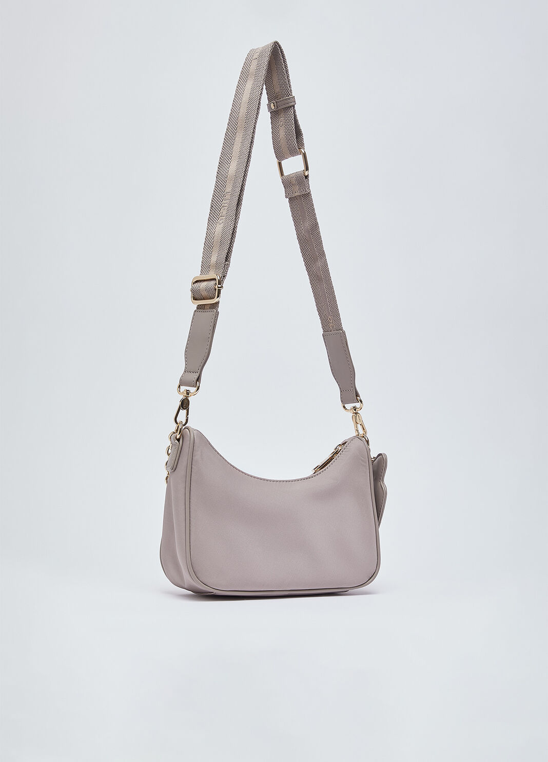 Small nylon hobo bag beige Liu Jo - large image number 1
