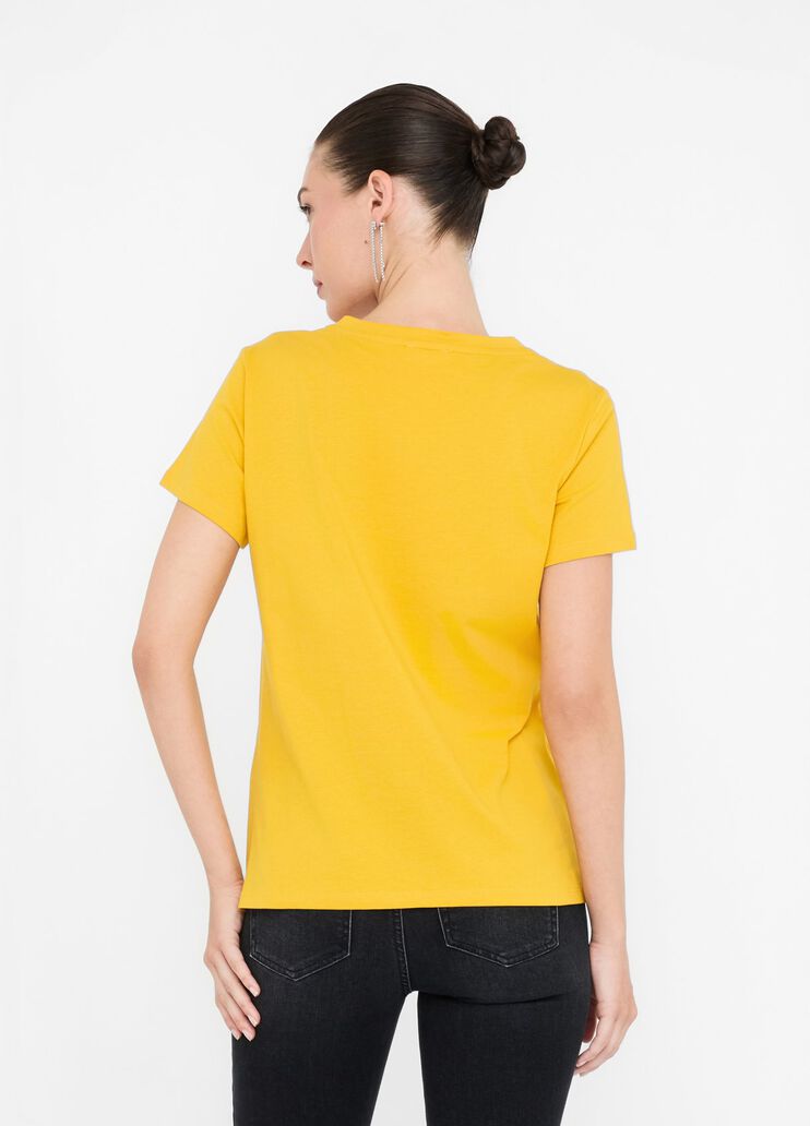 Cotton T-shirt yellow Liu Jo - large image number 1