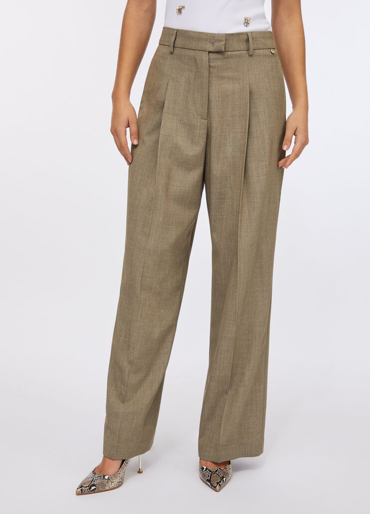 Palazzo trousers asparagus Liu Jo - large image number 0