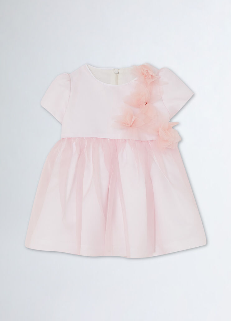 Baby girl’s organza dress white/pink Liu Jo - medium Baby girl’s organza dress white/pink Liu Jo - medium