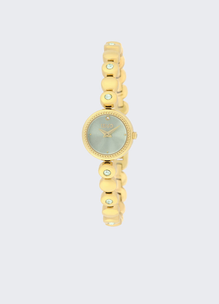 Slim steel watch gold Liu Jo - medium Slim steel watch gold Liu Jo - medium
