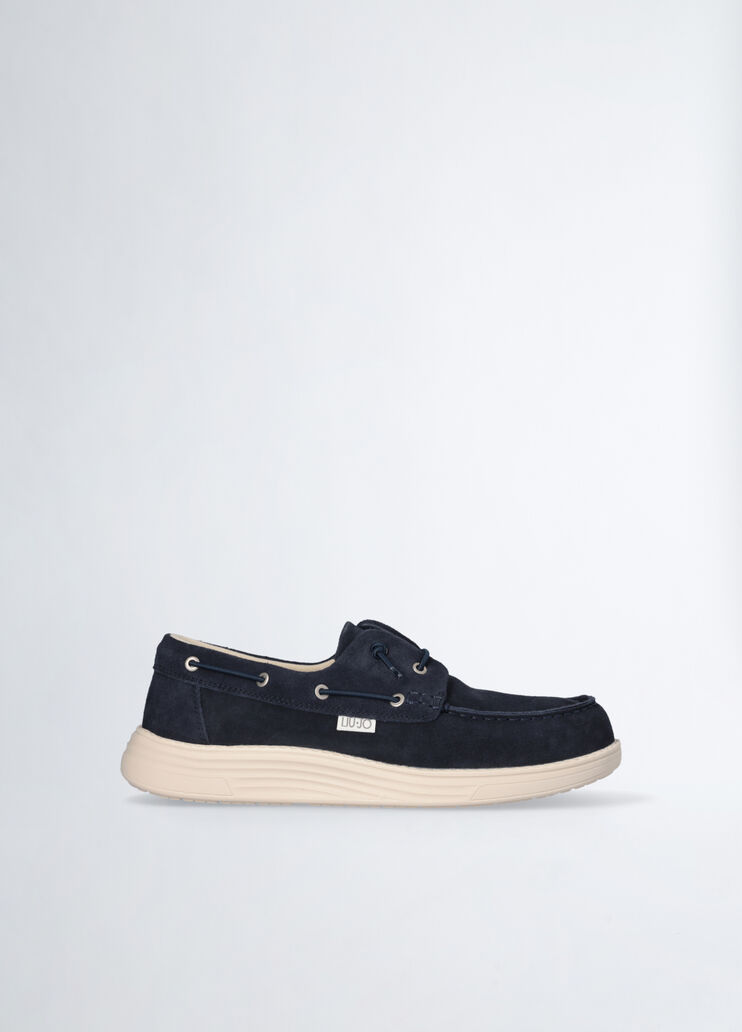 Lässige Mokassins aus Veloursleder blau Liu Jo - medium Lässige Mokassins aus Veloursleder blau Liu Jo - medium