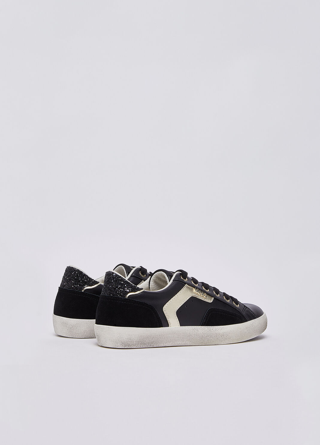 Sneakers aus Leder Schwarz/Gold Liu Jo - large image number 3