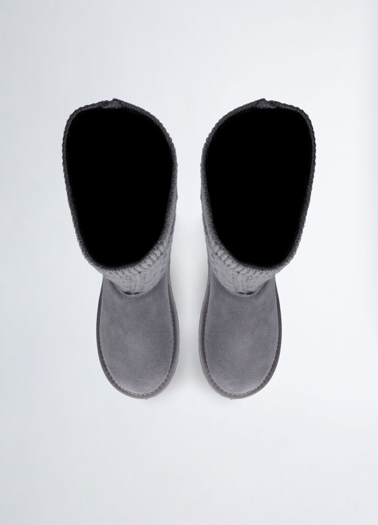 Knit platform boots grey Liu Jo - large image number 4 Knit platform boots grey Liu Jo - large image number 4