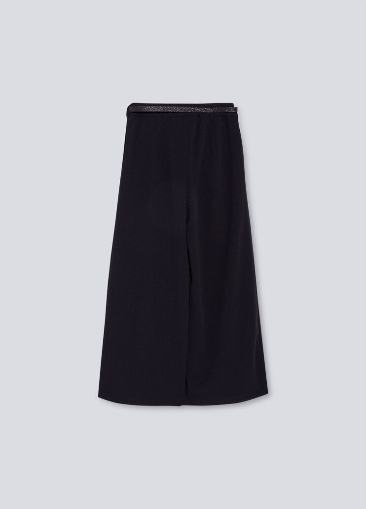 Palazzo trousers with belt Black Liu Jo - large image number 1 Palazzo trousers with belt Black Liu Jo - large image number 1