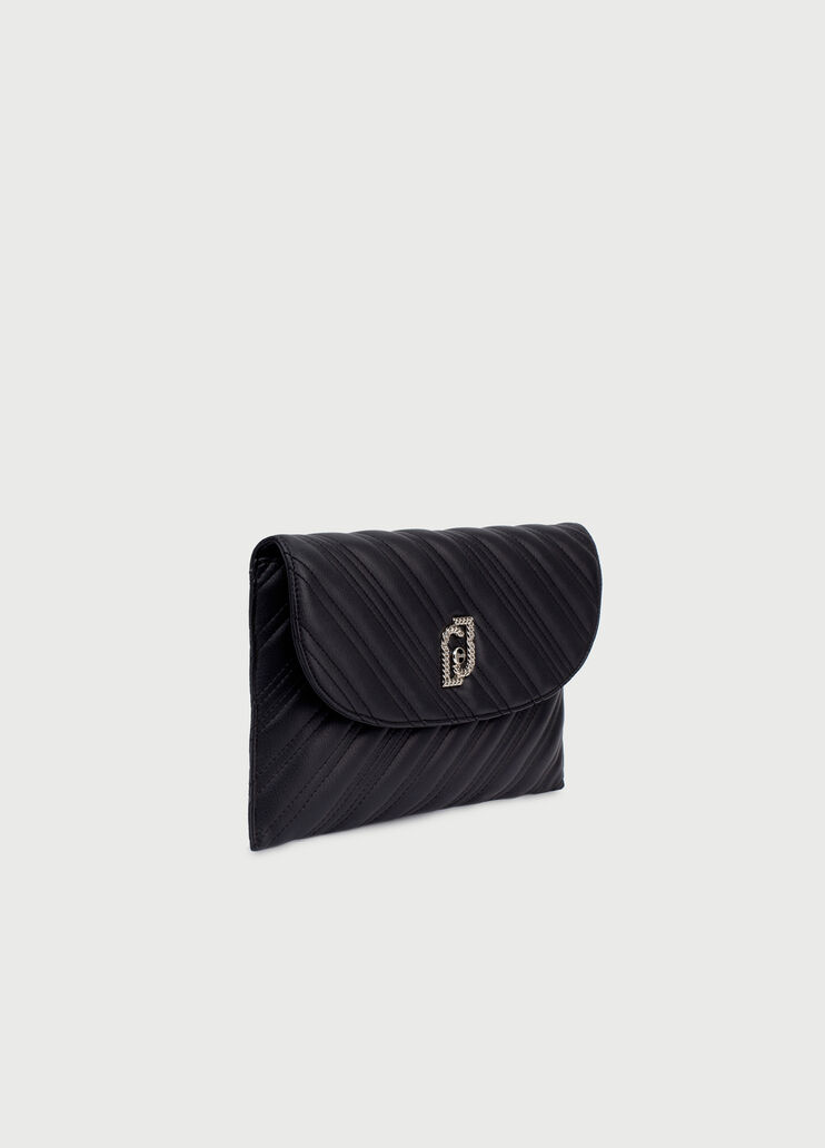 Matelassé clutch bag Black Liu Jo - large image number 2 Matelassé clutch bag Black Liu Jo - large image number 2