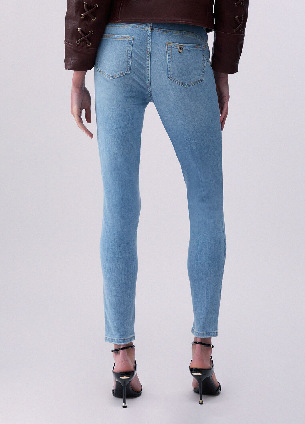 High-rise skinny jeans blue denim Liu Jo - large image number 1