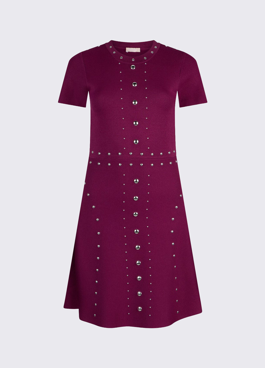 Strickkleid mit Nieten violett Liu Jo - large image number 6