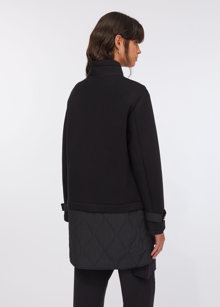 Scuba and nylon jacket black Liu Jo - large image number 1