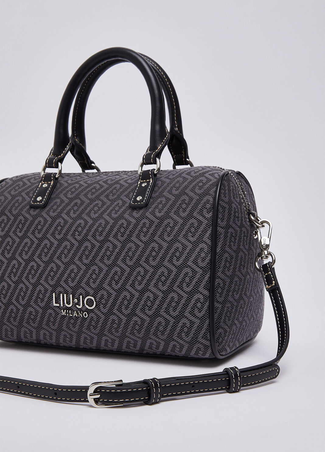 Borsa a spalla media nero Liu Jo - large image number 4