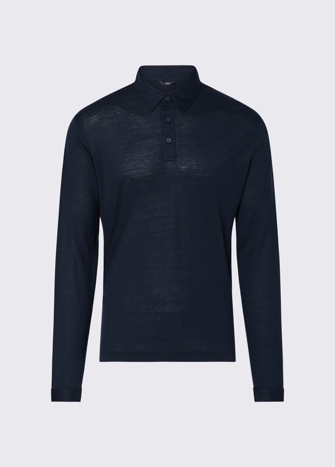 Poloshirt aus tencel Dunkelblau Liu Jo - large image number 6