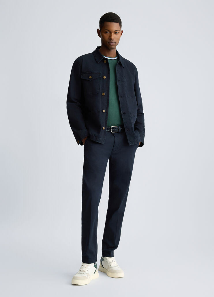 Blue denim field jacket dark blue Liu Jo - large image number 5 Blue denim field jacket dark blue Liu Jo - large image number 5