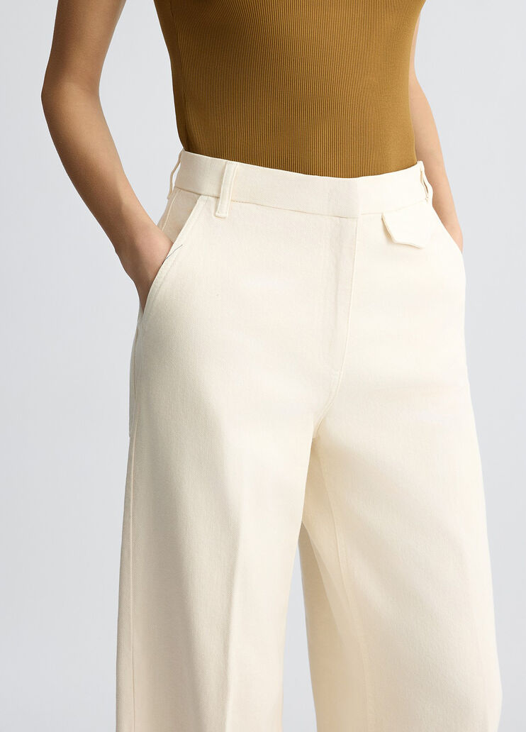 White wide-leg trousers white Liu Jo - large image number 2 White wide-leg trousers white Liu Jo - large image number 2