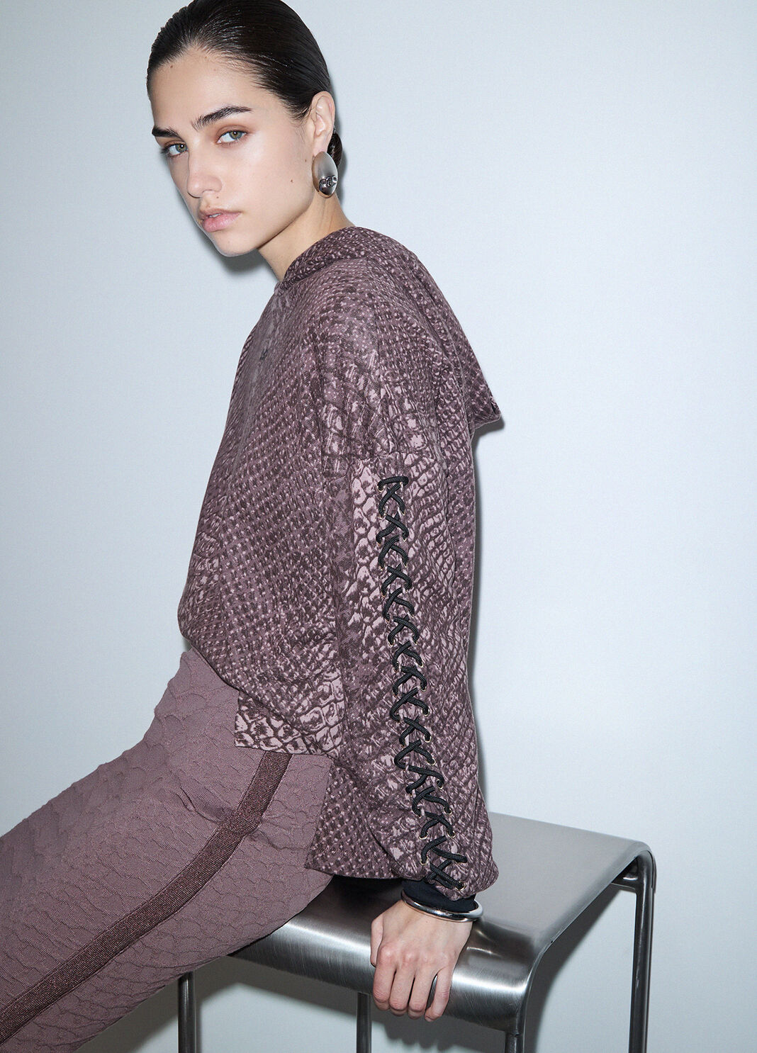 Sweatshirt with animal print brown Liu Jo - large image number 2