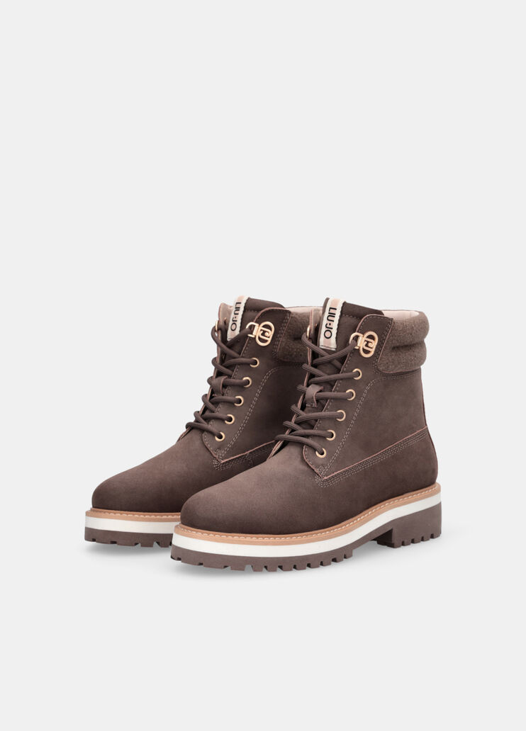 Stivaletti in pelle scamosciata marrone Liu Jo - large image number 2