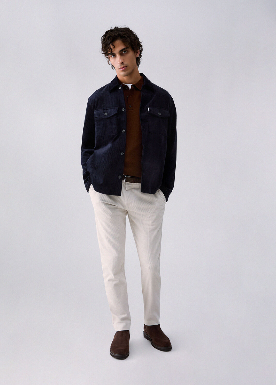 Corduroy Overshirt Jacket dark blue Liu Jo - large image number 5