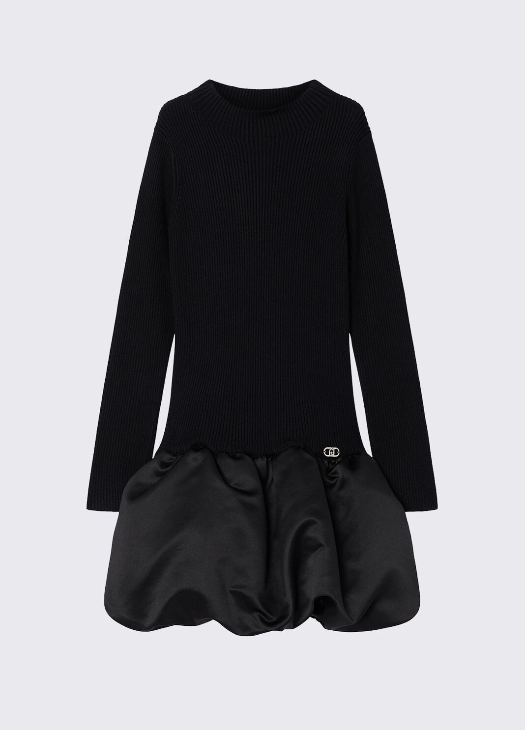 Short knitted dress black Liu Jo - large image number 2